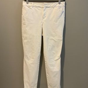 Old Navy High Rise Pixie Pants White